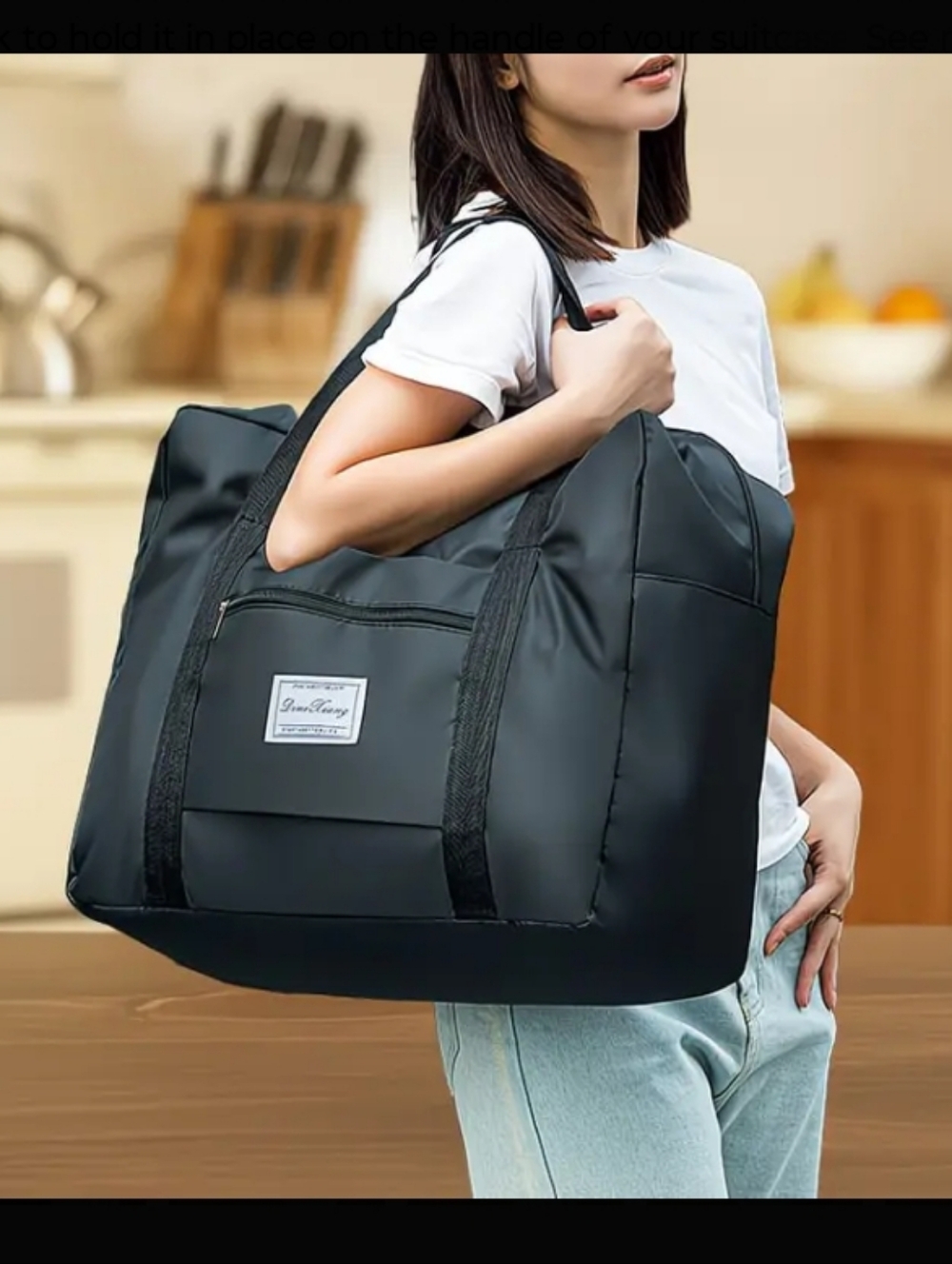 Black XL Travel Bag For All Supplies